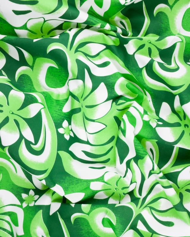 Polynesian fabric ORANA Green - Tissushop